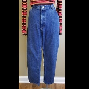 Vintage 1980's Dark Wash High Waist Lee Jeans